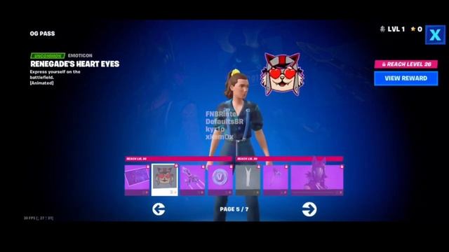 Fortnite OG battle pass ( All Tiers ) | Боевой пропуск OG Фортнайт ? смотреть онлайн