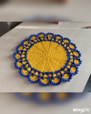 Салфетка Джуна!крючком.