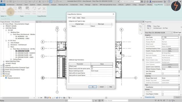 Revit Copy Monitor | 4 Tips to Coordinate With Consultants (5 mins!) смотреть онлайн
