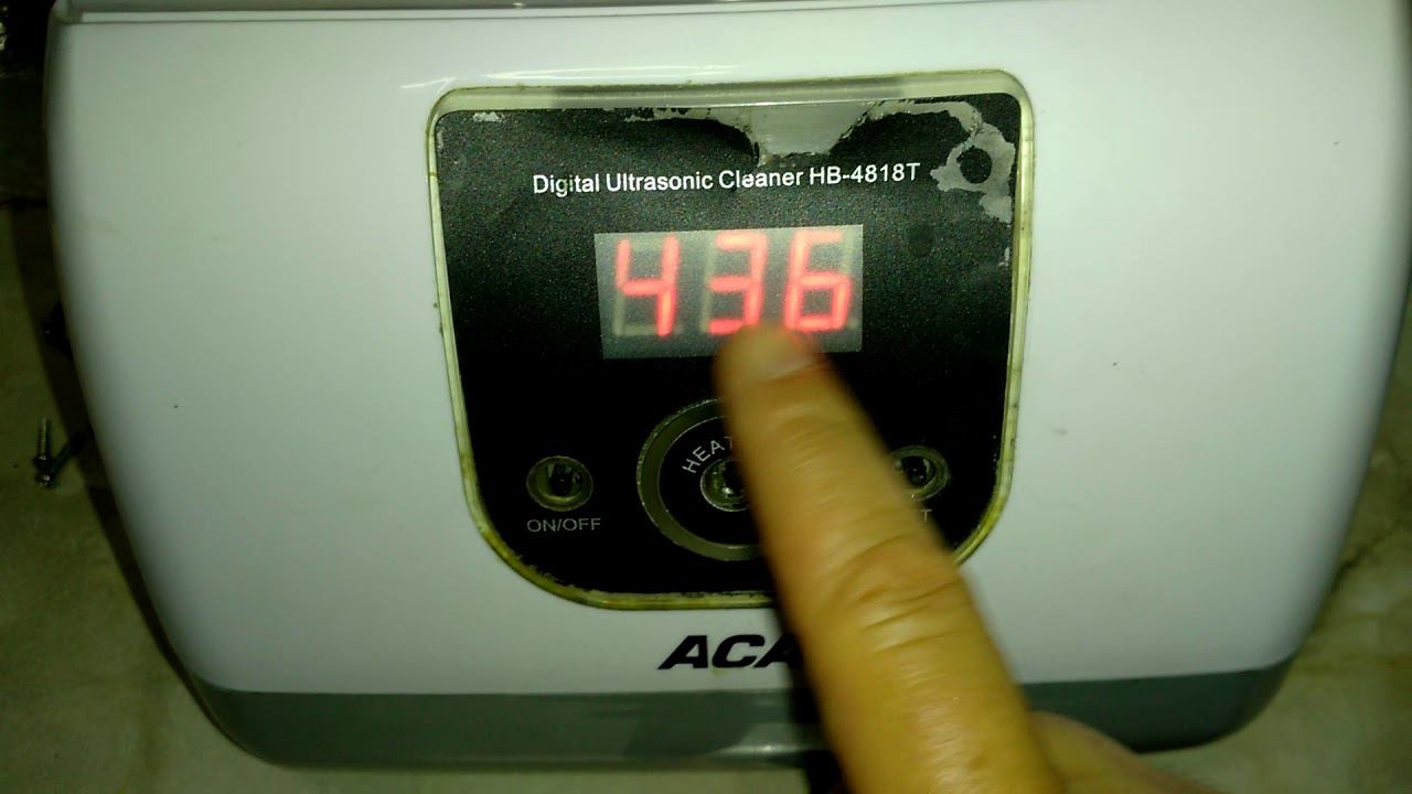 Ремонт ультразвуковой мойки Ultrasonic Cleaner HB-4818T смотреть онлайн