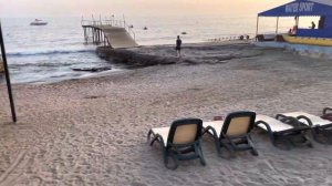 Обзор пляжа и моря отеля Ноксин Клаб/NOXINN CLUB 5*.Отели второй линии,Алания.Сайт  летимотдыхать.р