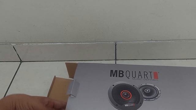 Unboxing MB Quart M1-116 2 Way Coaxial Speaker