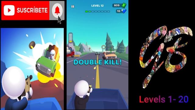 Rage Road Walkthrough Gameplay All Levels Solved смотреть онлайн