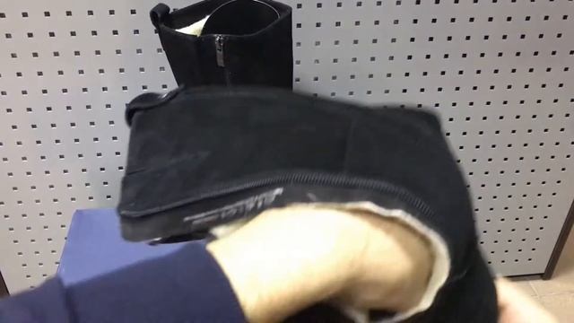 Caprice 9-26608-29 004 Black Suede, Германия, зимние замшевые сапоги смотреть онлайн