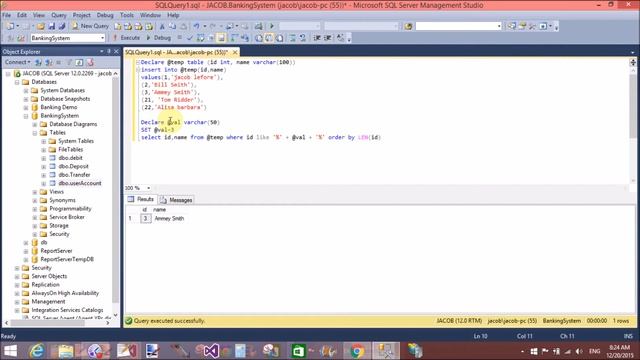 Exact match and partial match value in SQL Server 2005, 2008 and 2012 смотреть онлайн