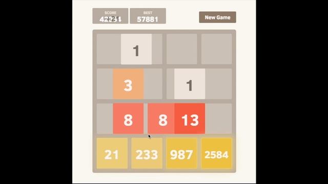 2048 Fibonacci and 2048 Gameplay смотреть онлайн