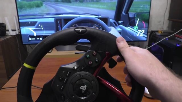 Обзор беспроводного руля Hori Wireless Racing Wheel Apex (PS4 + ПК) смотреть онлайн