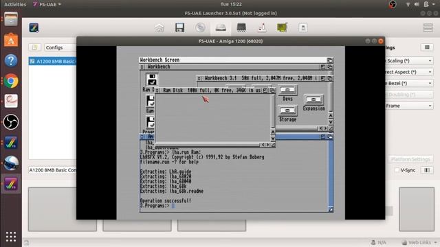 AMIGA Emulation Part 8 Installing LHA & Installer from Aminet Linux FS-UAE Win-UAE Tutorial Guide смотреть онлайн
