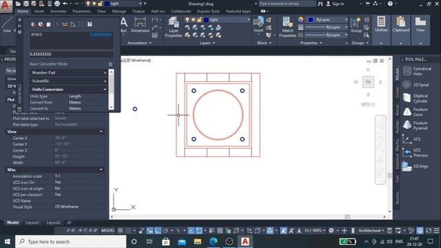 Bed room size 20' * 20' False ceiling in Autocad || Round ceiling in Autocad || level explanation смотреть онлайн