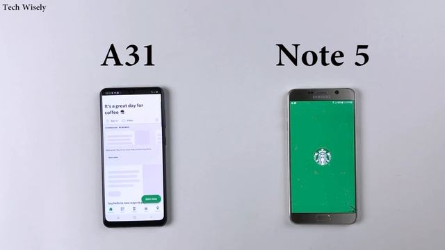 SAMSUNG A31 vs Note 5 Speed Test Comparison смотреть онлайн