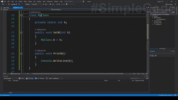 C# статические поля класса _ как работает ключевое слово static _ C# ОТ НОВИЧКА К ПРОФЕССИОНАЛУ # 63