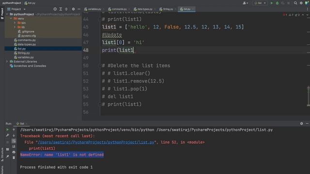 14. Update list | List Part 5 | Python | For beginners смотреть онлайн