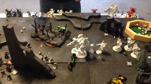 Orks vs Tau Warhammer 40k Battle Report смотреть онлайн