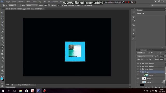 Adobe Photoshop ( Fotografı karelere ayırma Photograph separation ) смотреть онлайн