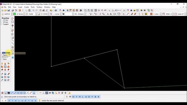 DataCAD Tutorials - 19 | How To Create Hatch In DataCAD