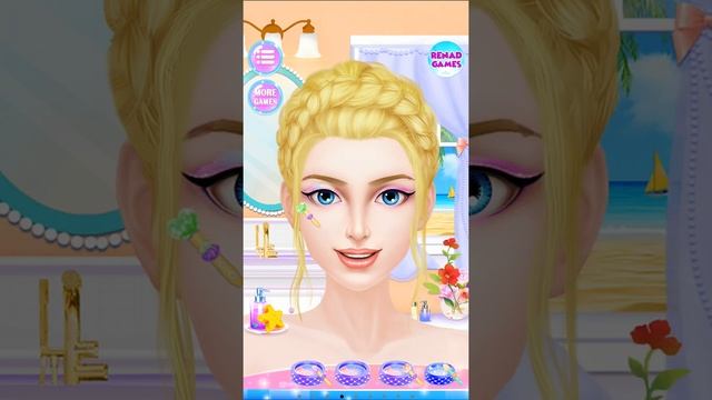 Fashion Girls Beauty Salon | Makeup Game смотреть онлайн