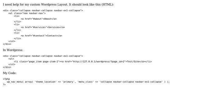 Wordpress: Custom ul class смотреть онлайн