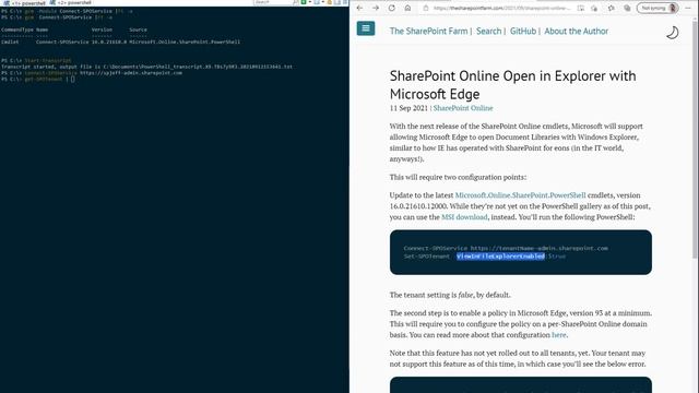 SharePoint Online Open in Explorer with Microsoft Edge смотреть онлайн