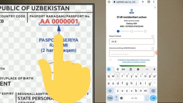Telefonni Uz imeya saytidan bepul roʻyxatdan oʻtkazish 2023 Телефон IMEI сини руйхатдан утказиш смотреть онлайн