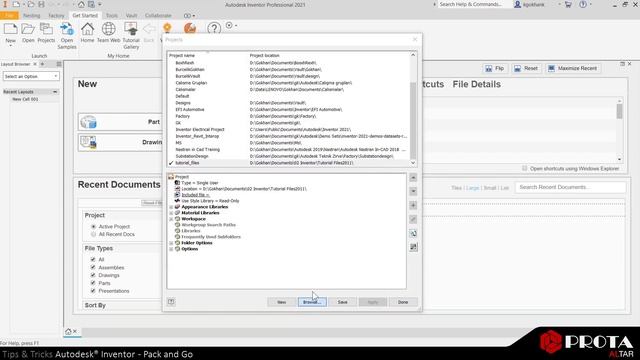 Autodesk Inventor Tips & Tricks - Pack and Go смотреть онлайн