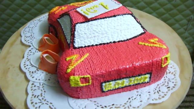 торт молния маквин 1 год | идея украшения | торт на заказ