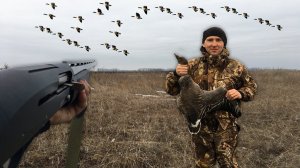 ТУТ МНОГО ГУСЕЙ. ОХОТА НА ГУСЯ