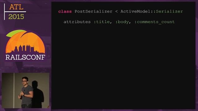 RailsConf 2015 - AMS, API, Rails and a developer, a Love Story смотреть онлайн