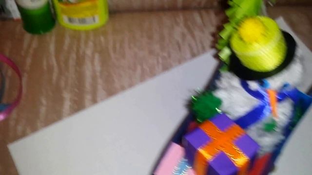 Сани деда мороза со снеговиком и подарками смотреть онлайн