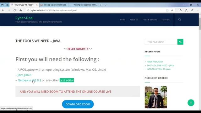 00 - Java Course 2020 (CyberDeal) - دورة تعلم البرمجة لغير المبرمجين смотреть онлайн