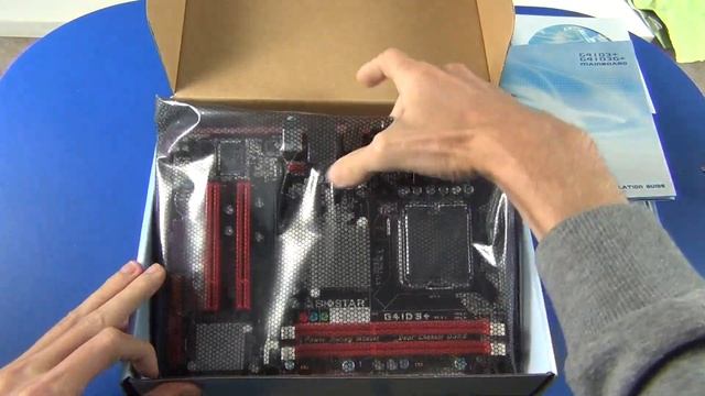 Biostar G41D3+ - распаковка (unboxing) смотреть онлайн