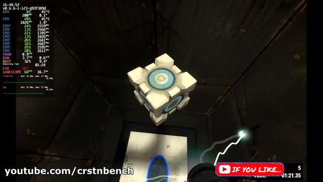 Steam Deck - Portal 2 @800p смотреть онлайн