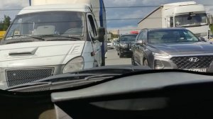 Рейд против обочечников №20. Жара на МКАДе. Обочечники дали заднюю.