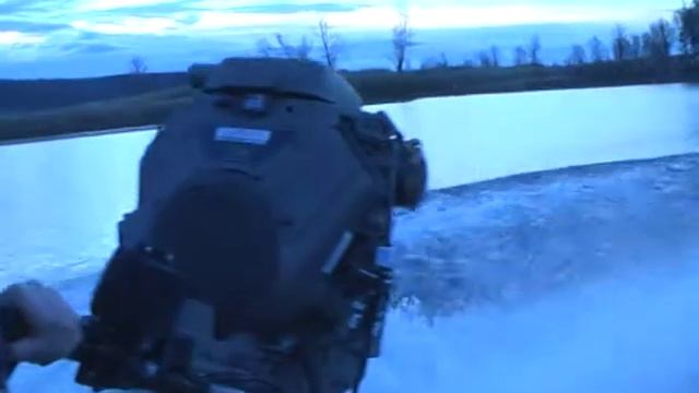 GatorTail GTR35 р.Енисей по первому льду смотреть онлайн