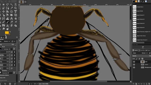 Honeybee Time Lapse--Kress Illustrations смотреть онлайн
