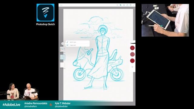 Live Illustration with Kyle Webster (KyleBrush) - Adobe Live | Adobe Creative Cloud смотреть онлайн