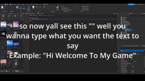 Players Name In TextLabel! | Roblox Studio