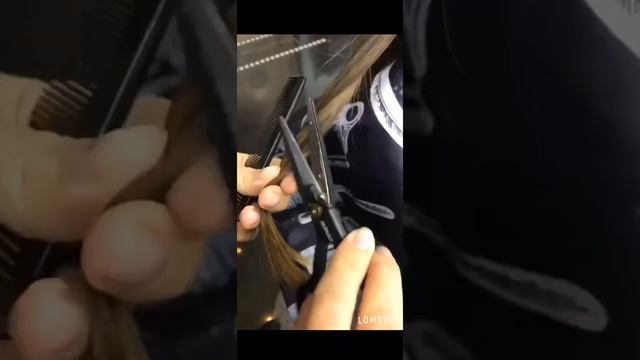 Полировка волос горячими ножницами смотреть онлайн