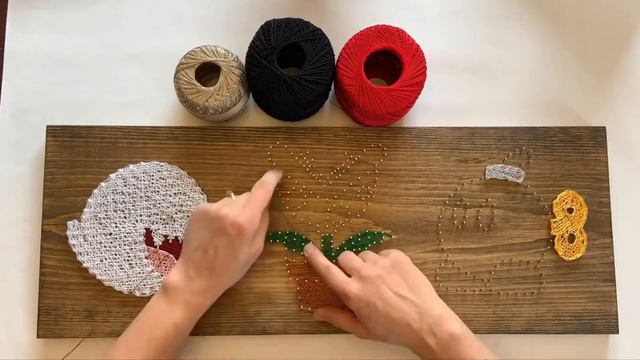 Time Lapse String Art - Super Mario Bros. 3 bad characters - Nintendo - Game Room - смотреть онлайн