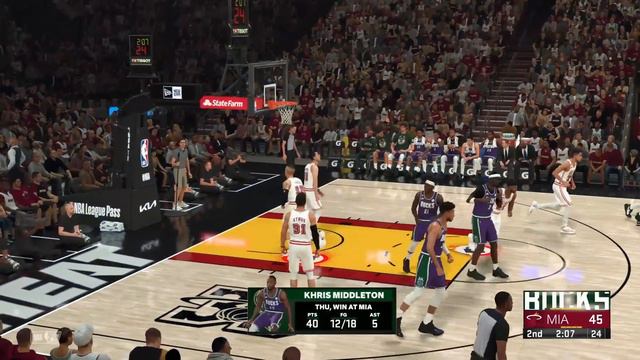 Miami Heat v Milwaukee Bucks | MyLeague | 14.1.23 | NBA 2K23 смотреть онлайн