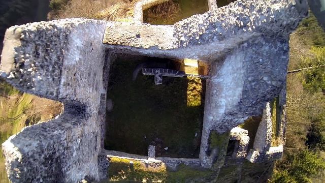 DJI Phantom 2. Castle ruins Rabenstein final edit смотреть онлайн