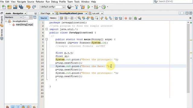 java program to calculate the simple interest смотреть онлайн