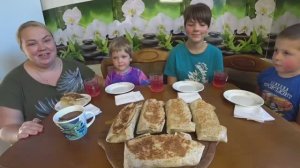 мукбанг мини шаурма/ жизнь в селе навеселе