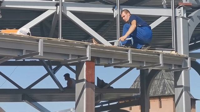 Монтаж каркаса витража смотреть онлайн