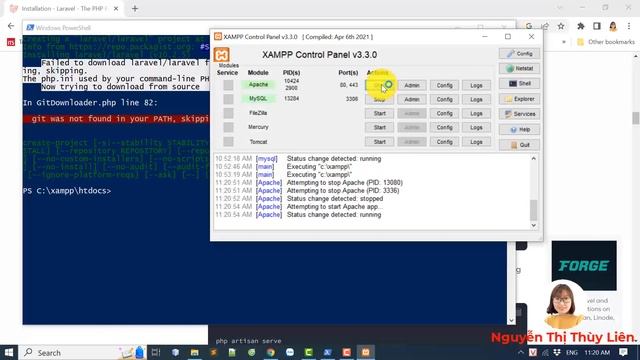 Hướng dẫn cài đặt Laravel PHP framework với Composer смотреть онлайн