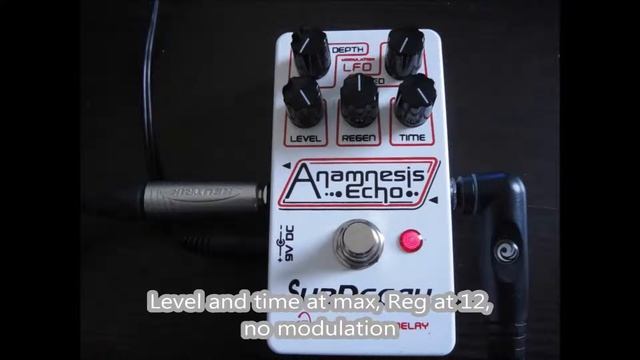 Subdecay Anamnesis Echo pedal demo смотреть онлайн