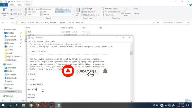 How to Change MySQL Server Port Number on Windows | [FIXED!!!] MySQL Port 3306 Not Working смотреть онлайн