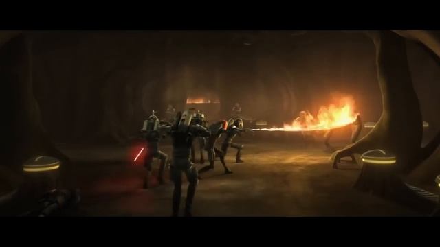 The Clone Wars - Death Watch vs Bounty Hunters at Hutt's Base смотреть онлайн