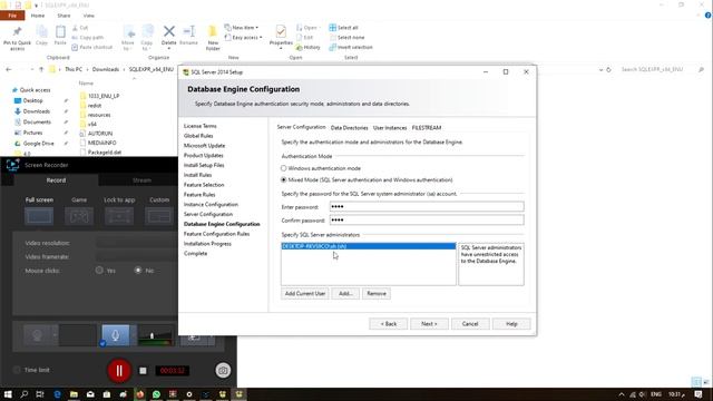 كيفية تنصيب sql server 2014 express الفديو الاول смотреть онлайн