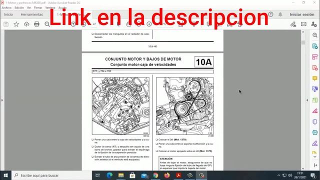 Manual de reparacion Renault kangoo fase 2 MR380-Motor y perifericos смотреть онлайн