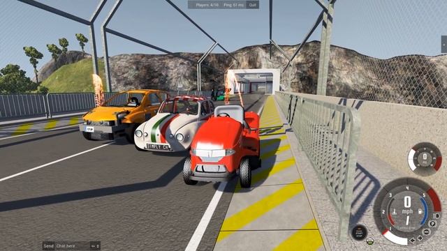 We Launched Loaded Diesel Trucks Into a Giant Trampoline! - (BeamNG Multiplayer Crashes) смотреть онлайн